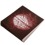 Maxbell 20pcs Disposable Bloody Brain Paper Napkin Halloween Tableware Napkin