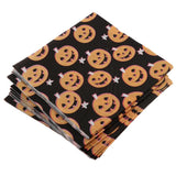 Maxbell 40pcs Happy Halloween Pumpkin Paper Napkin Disposable Napkin Tableware Decor