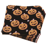 Maxbell 40pcs Happy Halloween Pumpkin Paper Napkin Disposable Napkin Tableware Decor