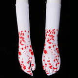 Maxbell Halloween Nurse Bloody Gloves Costume Fancy Dress Cosplay Prop Decorations