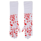 Maxbell Halloween Nurse Bloody Gloves Costume Fancy Dress Cosplay Prop Decorations