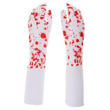 Maxbell Halloween Nurse Bloody Gloves Costume Fancy Dress Cosplay Prop Decorations
