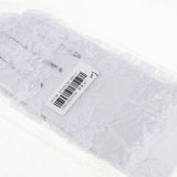 Maxbell Short Lace Gloves Wedding Halloween Party Costume Fancy Dress Props White