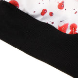 Maxbell Horror Bloody Fleece Sweatsuit O Neck Pullover Woman Halloween Costume S