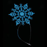 Maxbell Christmas Glitter Snowflake Ornaments Christmas Tree Decorations Blue 3
