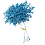 Maxbell Christmas Glitter Snowflake Ornaments Christmas Tree Decorations Blue 3