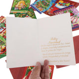 Maxbell 10 Sets Assorted Christmas Invitation Greeting Cards Wishing Card Xmas Favor