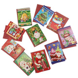 Maxbell 10 Sets Assorted Christmas Invitation Greeting Cards Wishing Card Xmas Favor
