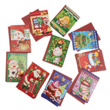Maxbell 10 Sets Assorted Christmas Invitation Greeting Cards Wishing Card Xmas Favor