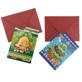 Maxbell 10 Sets Assorted Christmas Invitation Greeting Cards Wishing Card Xmas Favor