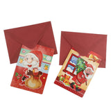 Maxbell 10 Sets Assorted Christmas Invitation Greeting Cards Wishing Card Xmas Favor
