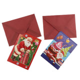 Maxbell 10 Sets Assorted Christmas Invitation Greeting Cards Wishing Card Xmas Favor