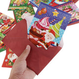 Maxbell 10 Sets Assorted Christmas Invitation Greeting Cards Wishing Card Xmas Favor