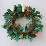 Maxbell Artificial Peony Flower Door Wreath Rattan Garland Wedding Venue Decor 2