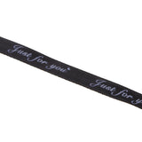 Maxbell Romantic Gift Packaging Belt Printed "Just For You" Ribbon Black