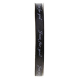 Maxbell Romantic Gift Packaging Belt Printed "Just For You" Ribbon Black
