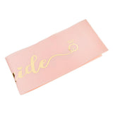Maxbell Team Bride Satin Sash Bachelorette Bridal Party Sash Accessories Apricot