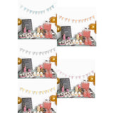 Maxbell Paper Triangle Pennant Garland Home Party Door Wall Hanging Decor Gold