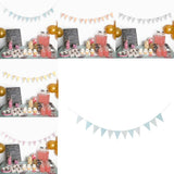 Maxbell Paper Triangle Pennant Garland Home Party Door Wall Hanging Decor Gold