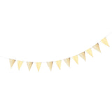Maxbell Paper Triangle Pennant Garland Home Party Door Wall Hanging Decor Gold