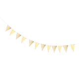 Maxbell Paper Triangle Pennant Garland Home Party Door Wall Hanging Decor Gold