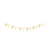 Maxbell Paper Triangle Pennant Garland Home Party Door Wall Hanging Decor Gold