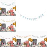 Maxbell Paper Triangle Pennant Garland Home Party Door Wall Hanging Decor Gold