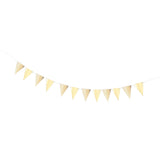 Maxbell Paper Triangle Pennant Garland Home Party Door Wall Hanging Decor Gold