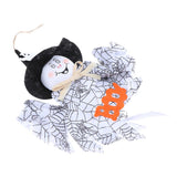 Maxbell Halloween Fabric Hanging Ghost Elf Pumpkin Wall Door Decor Hanger  White