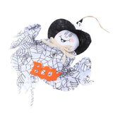 Maxbell Halloween Fabric Hanging Ghost Elf Pumpkin Wall Door Decor Hanger  White