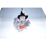 Maxbell Halloween Fabric Hanging Ghost Elf Pumpkin Wall Door Decor Hanger  White