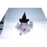 Maxbell Halloween Fabric Hanging Ghost Elf Pumpkin Wall Door Decor Hanger  White