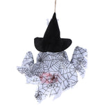 Maxbell Halloween Fabric Hanging Ghost Elf Pumpkin Wall Door Decor Hanger  White