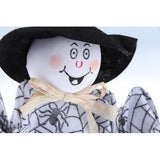 Maxbell Halloween Fabric Hanging Ghost Elf Pumpkin Wall Door Decor Hanger  White