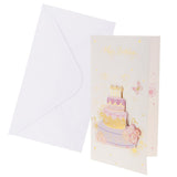 Maxbell 6pcs/set Happy Birthday Greeting Card With Envelope Baby Shower Favors