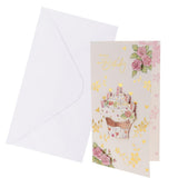 Maxbell 6pcs/set Happy Birthday Greeting Card With Envelope Baby Shower Favors