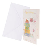 Maxbell 6pcs/set Happy Birthday Greeting Card With Envelope Baby Shower Favors