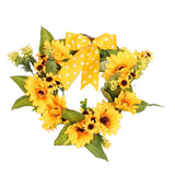 Maxbell Fall Front Door Wreath Sunflower Wreath Thanksgiving Christmas Decoration