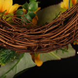Maxbell Fall Front Door Wreath Sunflower Wreath Thanksgiving Christmas Decoration