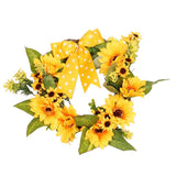 Maxbell Fall Front Door Wreath Sunflower Wreath Thanksgiving Christmas Decoration