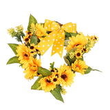 Maxbell Fall Front Door Wreath Sunflower Wreath Thanksgiving Christmas Decoration