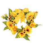 Maxbell Fall Front Door Wreath Sunflower Wreath Thanksgiving Christmas Decoration