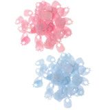 Maxbell 100pcs Mini Bib Baby Shower Table Confetti Party Game Decoration Pink
