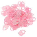 Maxbell 100pcs Mini Bib Baby Shower Table Confetti Party Game Decoration Pink
