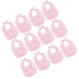 Maxbell 100pcs Mini Bib Baby Shower Table Confetti Party Game Decoration Pink
