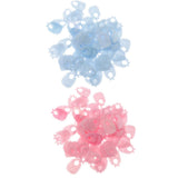 Maxbell 100pcs Mini Bib Baby Shower Table Confetti Party Game Decoration Pink