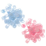 Maxbell 100pcs Mini Bib Baby Shower Table Confetti Party Game Decoration Pink