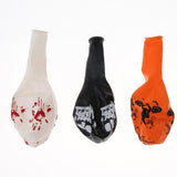 Maxbell 50pcs Halloween Pumpkin Skull Latex Balloon Party Decoration Photo Prop