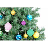 Maxbell 24pcs 6cm Christmas Balls Xmas Tree Ornaments Hanging Decorations Purple