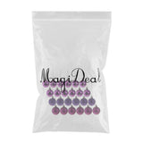 Maxbell 24pcs 6cm Christmas Balls Xmas Tree Ornaments Hanging Decorations Purple